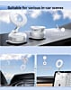 360° Adjustable Vacuum Suction Car Phone Holder for Magsafe - WHITE (Only Ground Shipping)