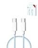 USB C-C Charging Cable for iPhone 16 / 15 Series (BLUE) (3ft) (27W) (Only Ground Shipping)
