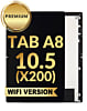 LCD Assembly without Frame for Galaxy Tab A8 10.5" (2021) (X200) (BLACK) (WiFi Version) (Premium)