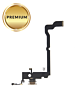 Buy the premium charging port flex cable for iPhone XS in gold.