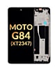 OLED Assembly with Frame for Motorola Moto G84 (XT2347 / 2023) (Premium)