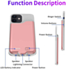 Soft Rubber Slim Charging Case (5500 mAh) for iPhone 12/12 Pro (WHITE) (Only Ground Shipping)