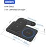 Onten 3-in-1 Foldable Wireless Charging Station (15W) (Only Ground Shipping)