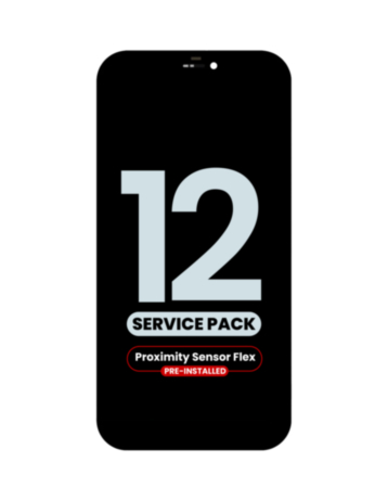 Shop the OLED assembly with proximity sensor flex pre-installed for iPhone 12, Service Pack.