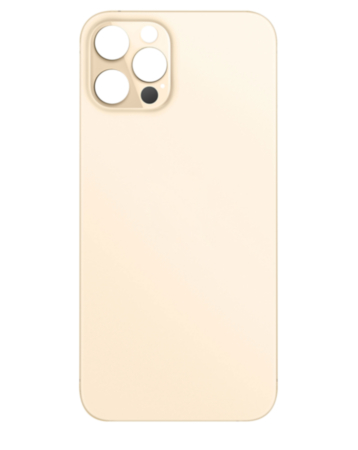 Back Glass with Bigger Camera Hole for iPhone 12 Pro Max (NO LOGO) (GOLD)