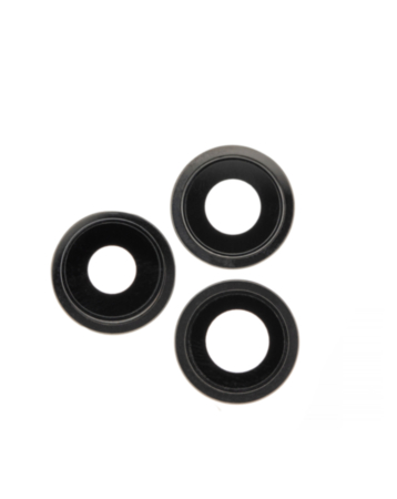 Back Camera Lens with Bracket for iPhone 12 Pro Max (GRAPHITE) (3 Piece Set) (Premium)