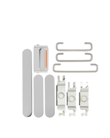 Hard Buttons (Power / Volume / Switch) for iPhone 13 Pro / 13 Pro Max (Silver)