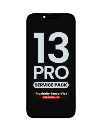 Grab the wholesale deals on the OLED Assembly with Proximity Sensor Flex Pre-Installed for iPhone 13 Pro Service Pack.