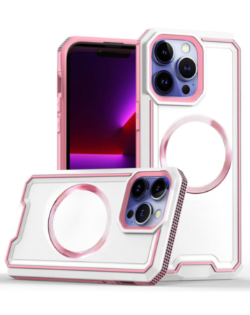 Non-Slip Translucent Matte Wireless Charging Case (WHITE) for iPhone 13 Pro Max (Only Ground Shipping)