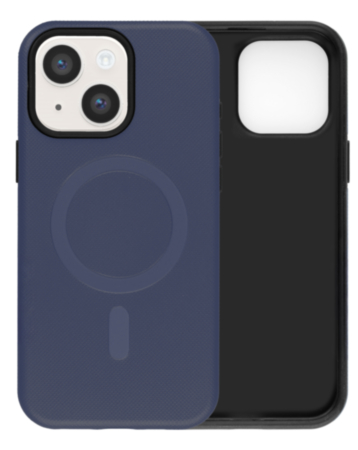 Soft Touch Matte Finish MagSafe Case (NAVY BLUE) for iPhone 13 / 14 (Only Ground Shipping)