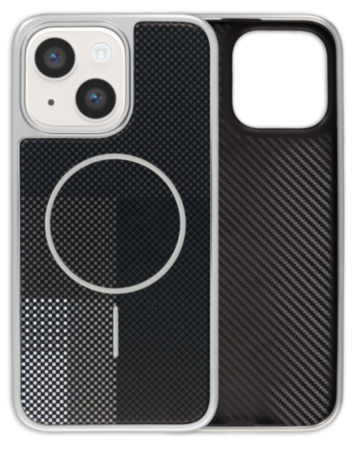 Woven Color Pattern Case (BLACK) for iPhone 14 / 13 (Only Ground Shipping)