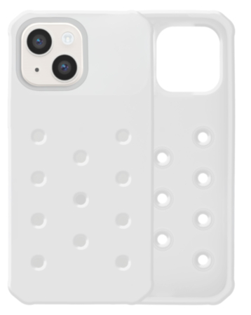 Charm Built Silicone Case (WHITE) for iPhone 13 / 14 / 16e / 17e (Only Ground Shipping)