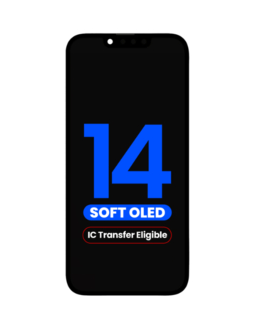 OLED Assembly for iPhone 14 (Aftermarket Pro Soft) (IC Transfer Eligible)
