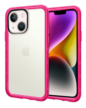 Acrylic Dual Layer Transparent Case - RED for iPhone 15 (Only Ground Shipping)