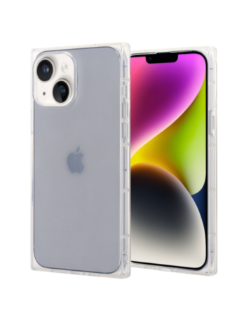 Square Clear Case - CLEAR for iPhone 14 / 13 (Only Ground Shipping)