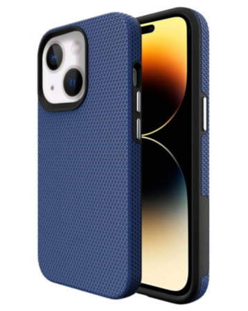 iPhone 14 Plus / 15 Plus Shock Absorption Protective Dual Layer Case - BLUE (Only Ground Shipping)