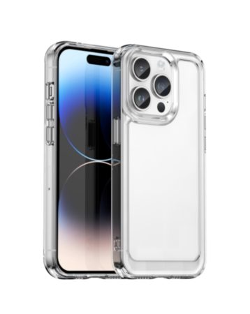 Hybrid Case with Air Cushion Technology - CLEAR for iPhone 15 Pro (Only Ground Shipping)