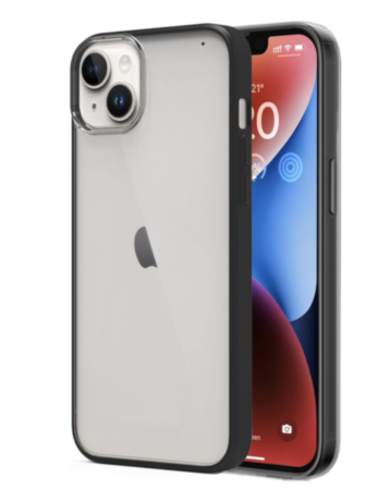 iPhone 14 Plus / 15 Plus Ultra Glossy Protector Case - BLACK EDGE (Only Ground Shipping)