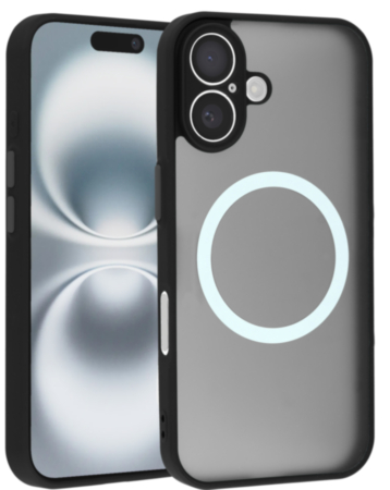 Wireless Charging Protector Matte Case - BLACK for iPhone 16 (Only Ground Shipping)