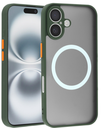 iPhone 16 Plus Wireless Charging Protector Matte Case - GREEN (Only Ground Shipping)