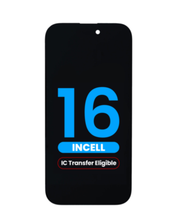 LCD Assembly for iPhone 16 (Aftermarket Incell / QV6) (IC Transfer Eligible)