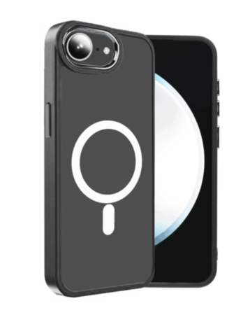 New Magnetic Wireless Charging Case - (BLACK) for iPhone 16e / 17e (Only Ground Shipping)