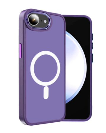 New Magnetic Wireless Charging Case - (PURPLE) for iPhone 16e / 17e (Only Ground Shipping)