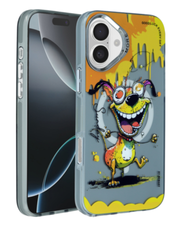 Animal Graffiti Design Wireless Charging Case - Style 13 for iPhone 16 Plus (Only Ground Shipping)