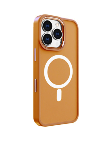 New Magnetic Wireless Charging Case - ORANGE for iPhone 16 Pro (Only Ground Shipping)