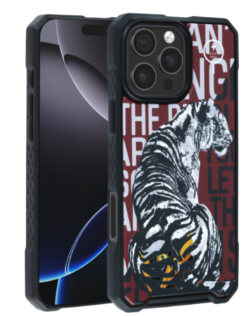 Cyber Magnetic DIY Series Cases - TIGER for iPhone 16 Pro (Only Ground Shipping)