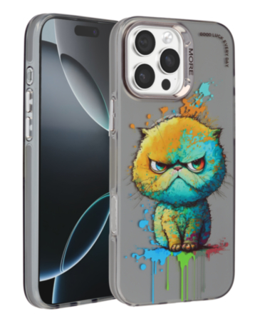 Animal Graffiti Design Wireless Charging Case - Style 8 for iPhone 16 Pro (Only Ground Shipping)
