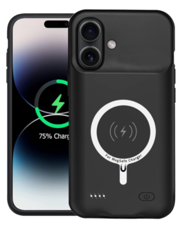 Slim Charging Case with Msafe Charging (8500 mAh) for iPhone 16 Plus (Only Ground Shipping)