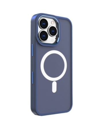 New Magnetic Wireless Charging Case - NAVY BLUE for iPhone 16 Pro Max (Only Ground Shipping)