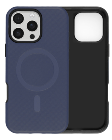 Soft Touch Matte Finish MagSafe Case (NAVY BLUE) for iPhone 16 Pro Max (Only Ground Shipping)