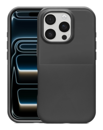 Dotted Texture Magnetic Phone Case (BLACK) for iPhone 16 Pro Max (Only Ground Shipping)