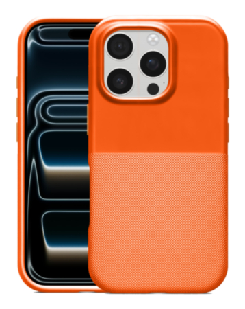 Dotted Texture Magnetic Phone Case (ORANGE) for iPhone 16 Pro Max (Only Ground Shipping)