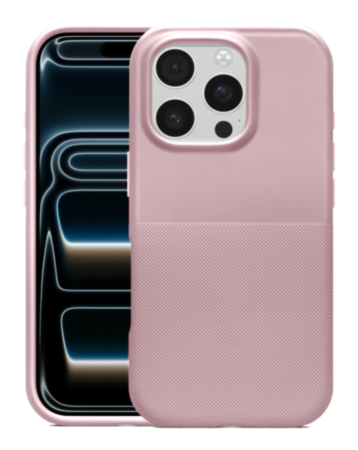 Dotted Texture Magnetic Phone Case (PINK) for iPhone 16 Pro Max (Only Ground Shipping)