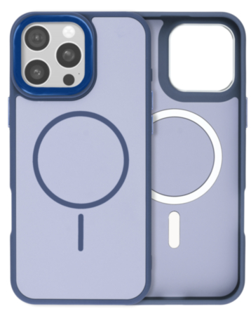 Dual Layer MagSafe Armor Case (NAVY BLUE) for iPhone 16 Pro Max (Only Ground Shipping)