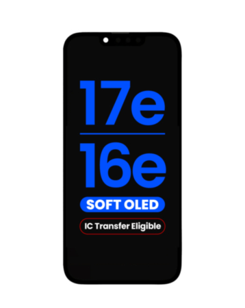 OLED Assembly for iPhone 16e / 17e (Aftermarket Pro Soft) (IC Transfer Eligible)