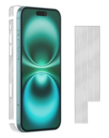Full Frame Protection Film for iPhone 16 Plus