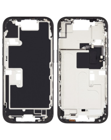 Middle Frame with Small Parts for iPhone 16 Pro (BLACK TITANIUM) (US Version)