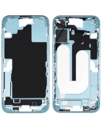 Middle Frame w/Parts for iPhone 16 Plus (TEAL) (US Version)