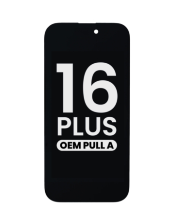 OLED Assembly with Light Sensor Flex Cable for iPhone 16 Plus (OEM Pull A Grade)