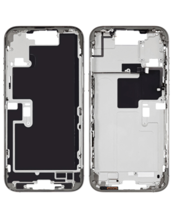 Middle Frame with Small Parts for iPhone 16 Pro Max (WHITE TITANIUM) (US Version)