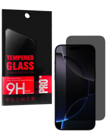 Privacy Tempered Glass for iPhone 16 Pro Max (2.5D / 1 Piece)