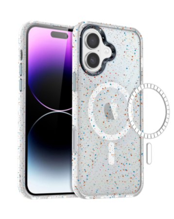 Splash - Ink Design Wireless Charging Case - WHITE for iPhone 17 (Only Ground Shipping)