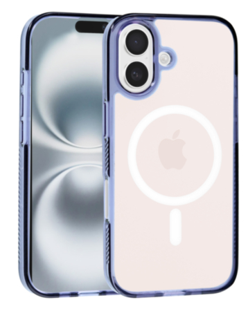 Magnetic Clear Case - PURPLE for iPhone 17 (Only Ground Shipping)
