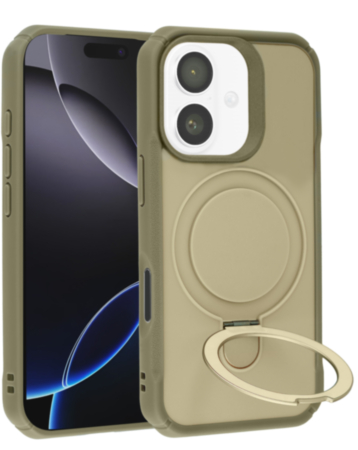 Shockproof Case with Magnetic Kickstand - KHAKI for iPhone 17 (Only Ground Shipping)