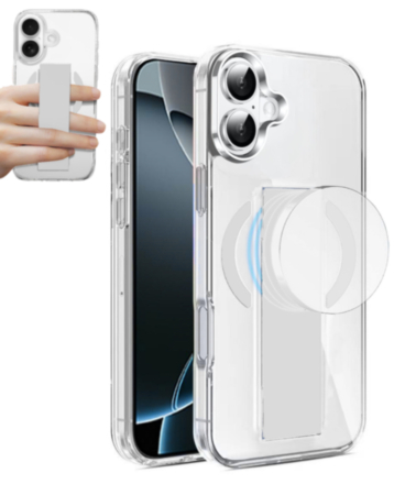 Hard Clear Case with MagGrip for iPhone 17 (CLEAR) (Only Ground Shipping)