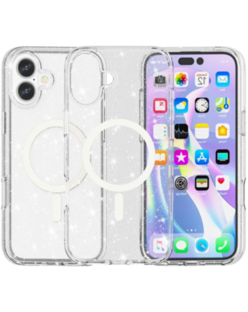 Ultra Glossy Protector Case with Magsafe - GLITTER CLEAR for iPhone 17 (Only Ground Shipping)